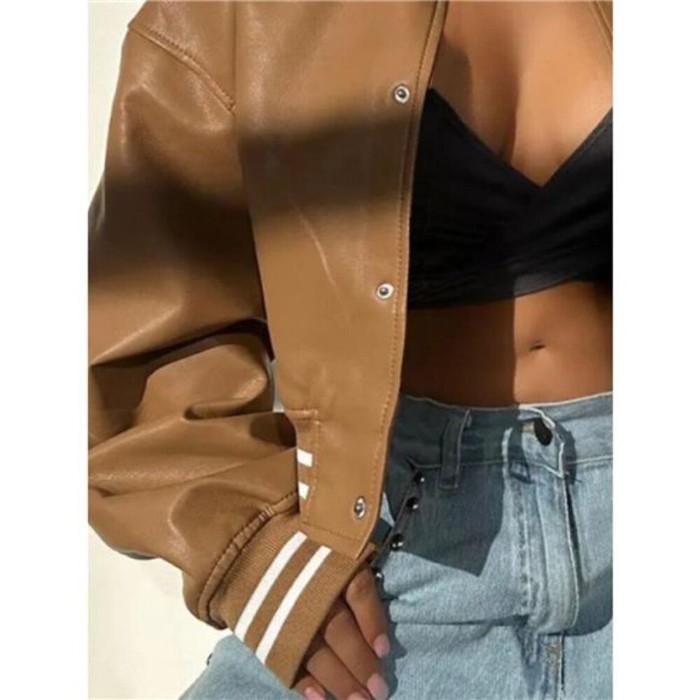 Snap Down Drop Shoulder Jacket - Picture 3 of 15